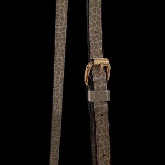 Dune London Faux Leather Animal Embossed Handbag, Shoulder Bag, Crossbody, Tan - Picture 11 of 12